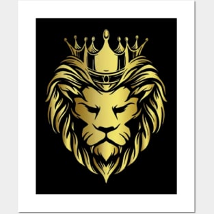 Lion With Crown Posters and Art